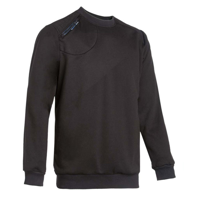 SWEAT COL ROND LEON NOIR - North Ways