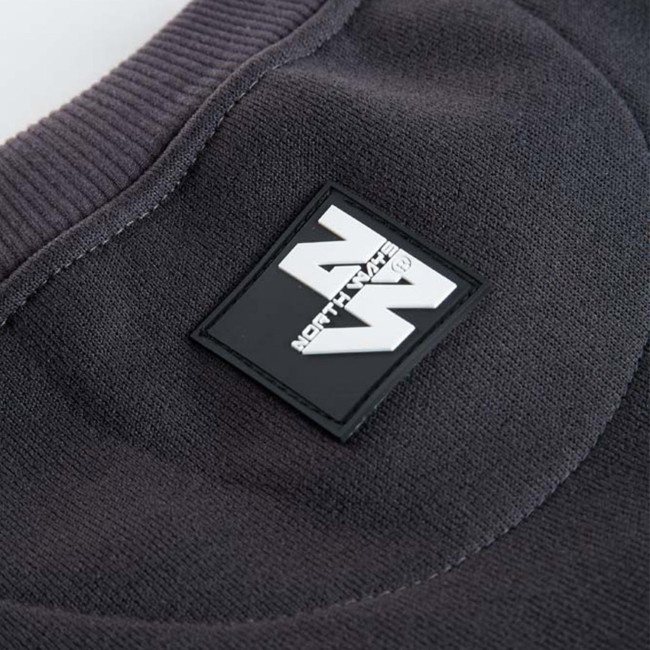 SWEAT COL ROND LEON GRIS - North Ways