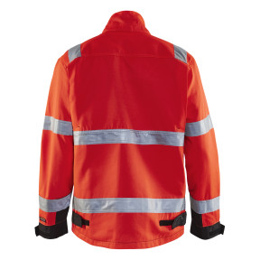 Veste haute visibilité rouge fluo/noir 4064 - Blaklader
