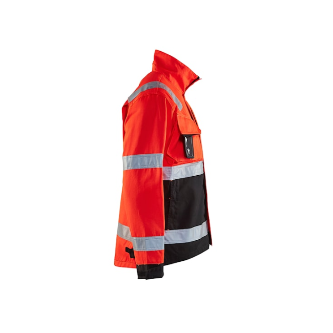 Kamizelka o wysokiej widoczności czerwona fluo/czarna 4064 - Blaklader