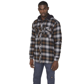 FLEECE HOOD FLAN BLACK/TIMBER - DICKIES