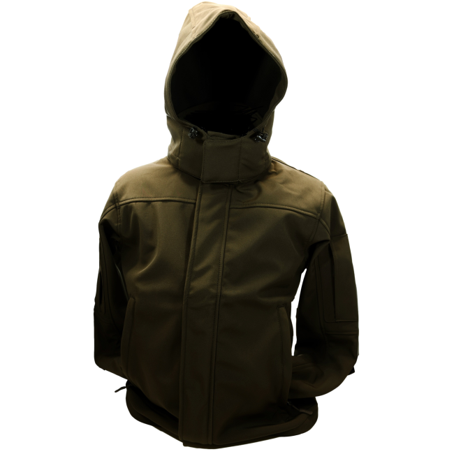 Kurtka softshell Baroud Brązowa - Ares