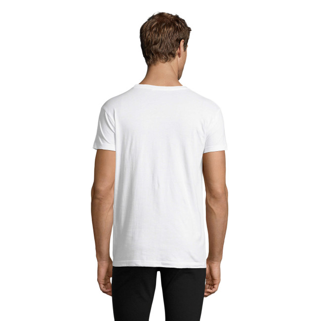 Herren T-Shirt Regent Fit Rundhals körpernah weiß - Sol's