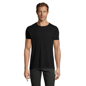 Herren T-Shirt Regent Fit Rundhals körpernah schwarz - Sol's