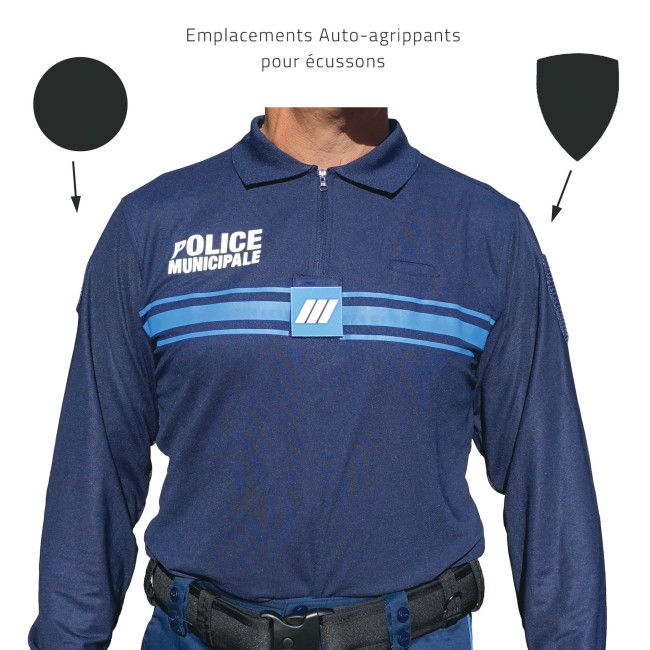 Polo Gemeentepolitie lange mouwen Cooldry - Patrol