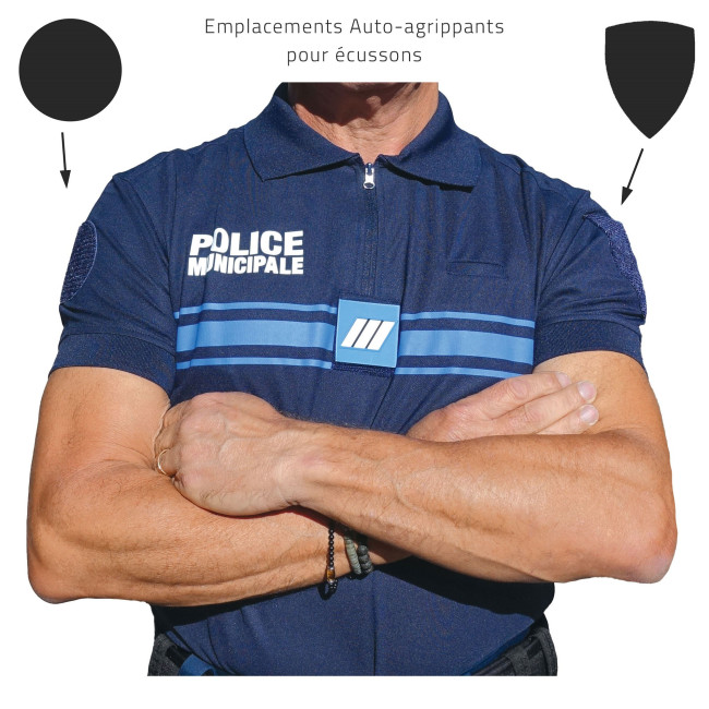 Polo Police Municipale manches courtes Cooldry - Patrol