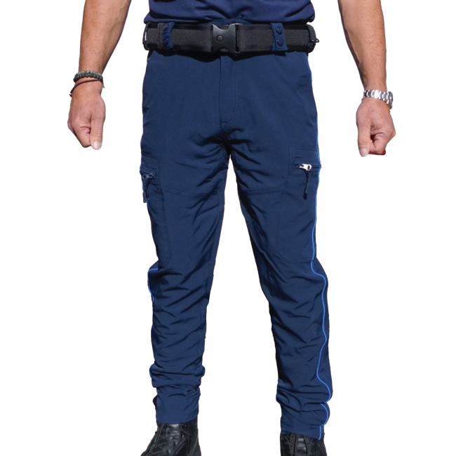 Pantalon intervention léger mat bleu fitte Police Municipale - Patrol