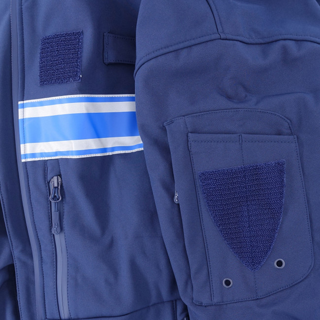 Kurtka Softshell Policja Miejska ekstremalny mróz pikowana - Patrol