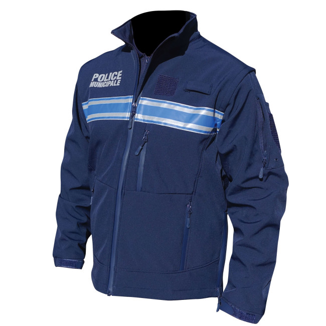 Softshell jas Gemeentepolitie 2-in-1 afneembare mouwen - Patrol