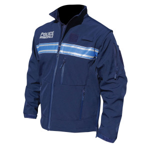 Kurtka softshell Policja Miejska 2-w-1 zdejmowane rękawy - Patrol