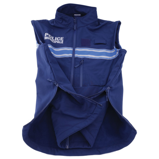 Blouson softhsell Police Municipale 2-en-1 manches amovibles - Patrol