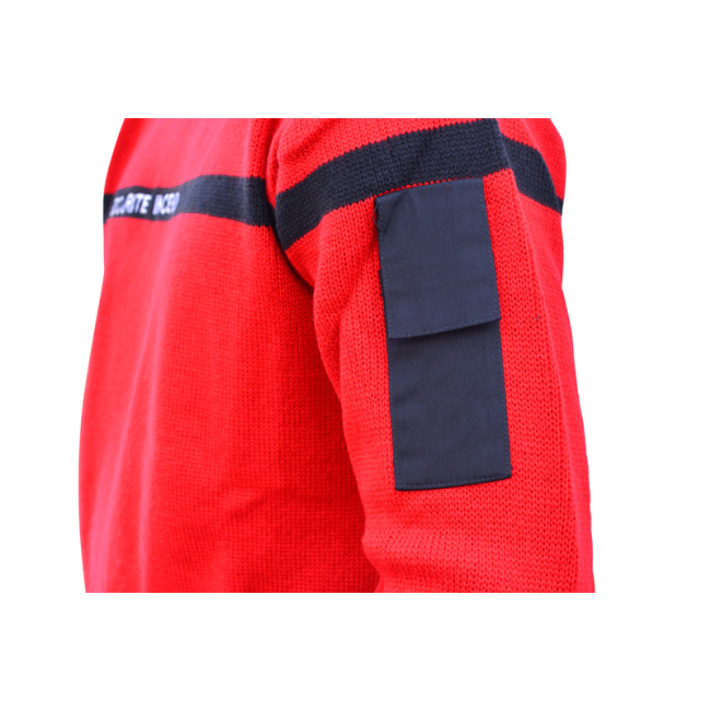 Pull bande marine Sécurité Incendie