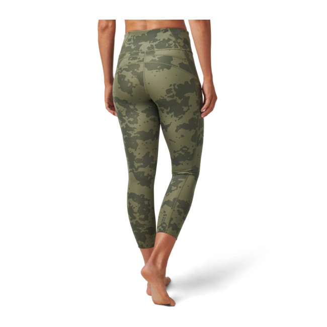 Legging PT-R Kaia Capri - Camo Vert Ranger - 5.11 Tactical