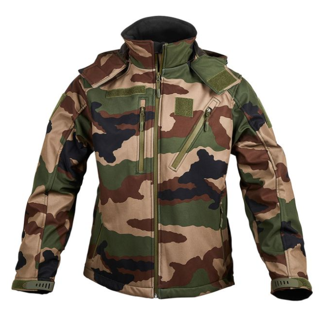 Veste softshell Elite 3-en-1 camo CE - Ares