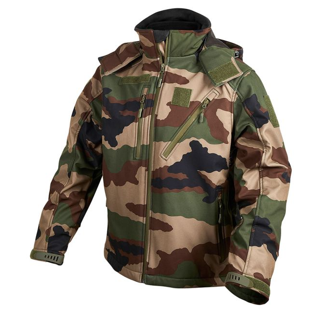 Softshell vest Elite 3-in-1 camo CE - Ares