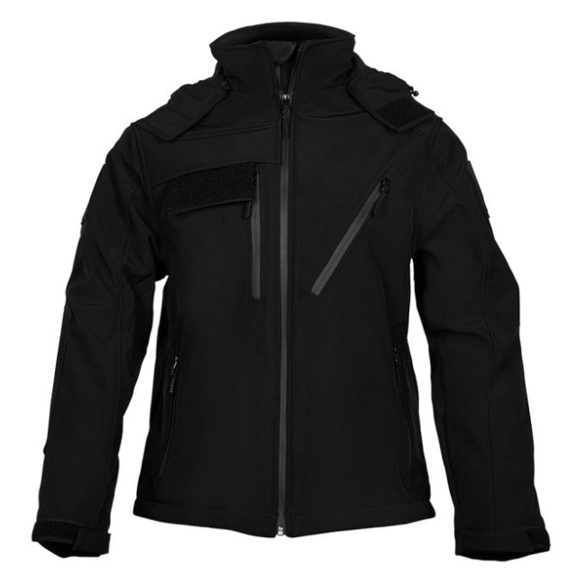 Kurtka softshell Elite 3-w-1 czarna - Ares