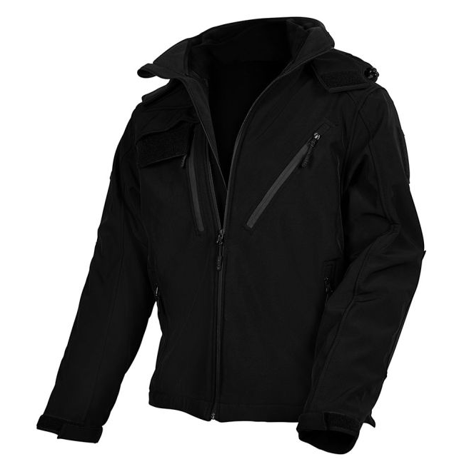Softshell jas Elite 3-in-1 zwart - Ares