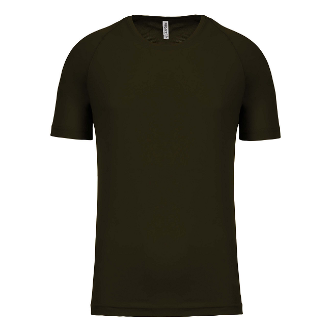 Atmungsaktives T-Shirt Dunkelkhaki - Proact