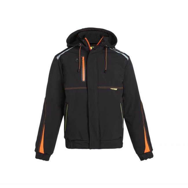  VESTE DE TRAVAIL MATELASSEE MORANE NOIR - North Ways