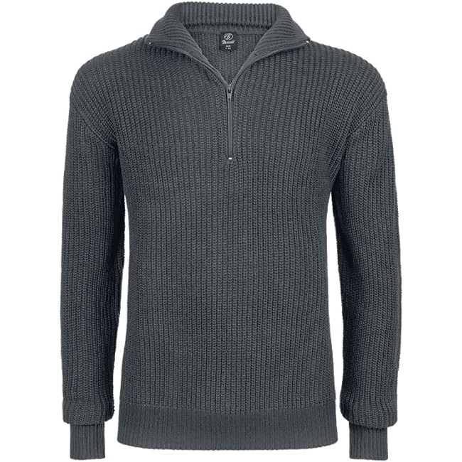 Pullover rits antraciet - Brandit