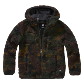 Veste polaire enfant à capuche woodland - Brandit
