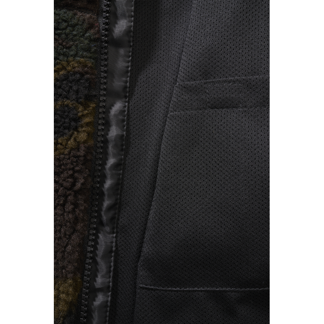 Kinder fleece jas met capuchon woodland - Brandit