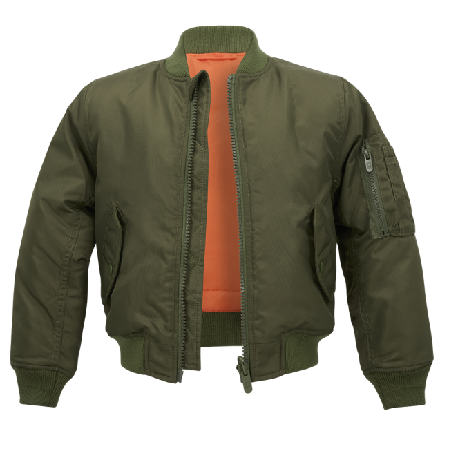 Kinder MA1 Jacke olivgrün - Brandit