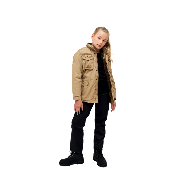 Kinder Jacke M65 Giant Camel - Brandit
