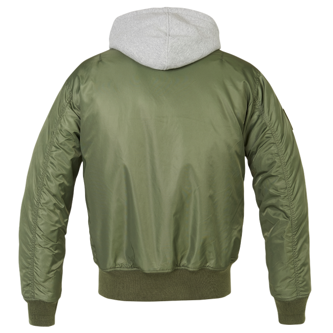 Hoodie jas MA1 grijs/olijf - Brandit