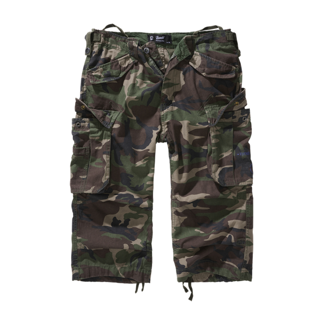 Vintage Industry 3/4 Shorts Woodland - Brandit
