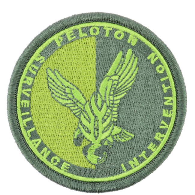Naszywka PSIG Gendarmerie niska widoczność zielona