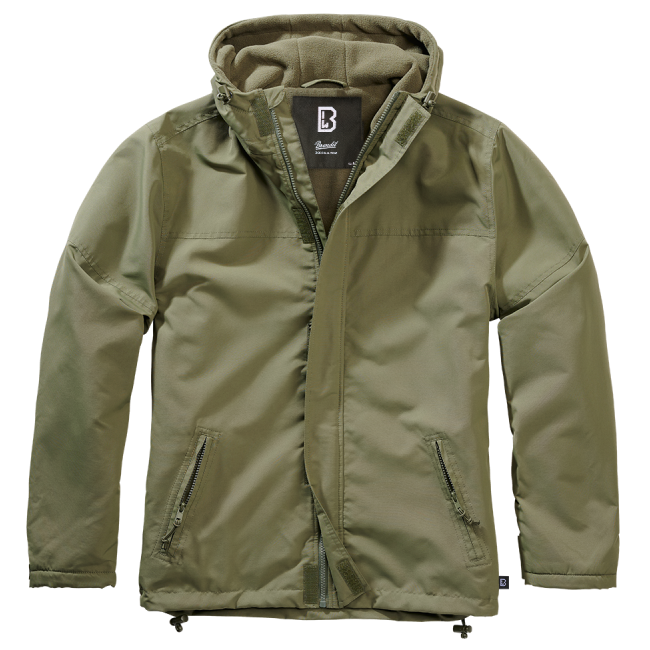 Windbreaker mit Reißverschluss olivgrün - Brandit