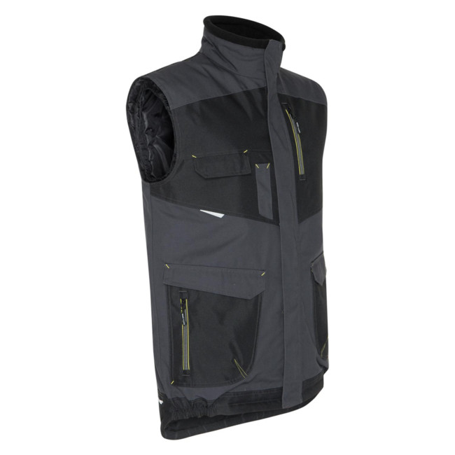 GILET SANS MANCHE ALI GRIS ET NOIR - North Ways