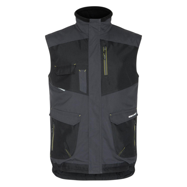 GILET SANS MANCHE ALI GRIS ET NOIR - North Ways