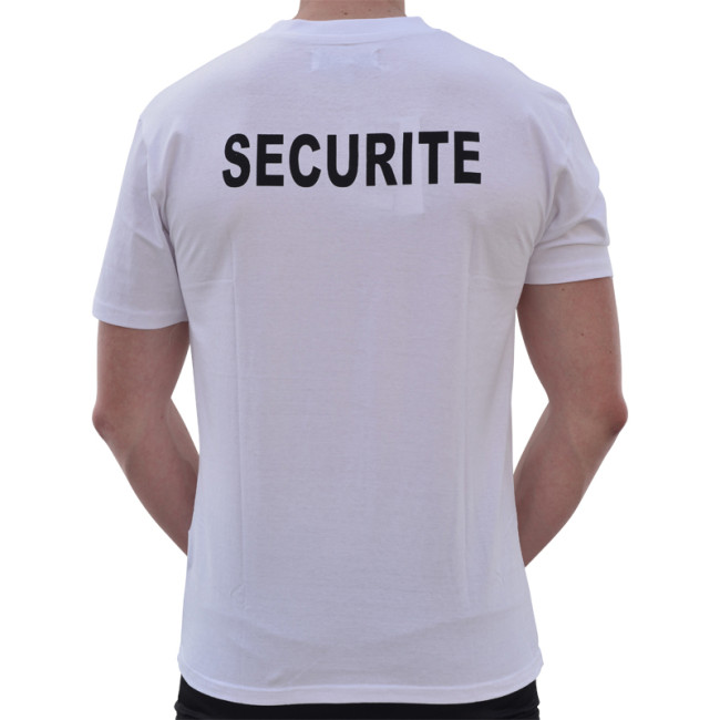 Tee-shirt Sécurité blanc - CityGuard