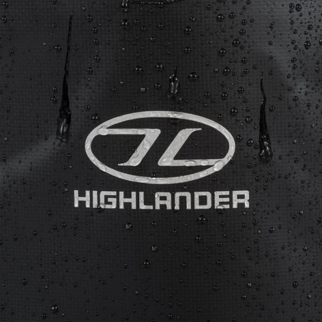 Wasserdichter Rucksack TROON 70L Schwarz - Highlander