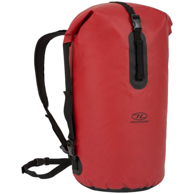 Sac à dos Étanche TROON 70L Rouge - Highlander