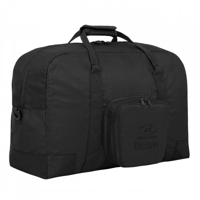 Faltbarer Rucksack BOULDER 40L Schwarz - Highlander