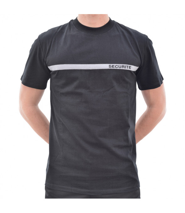 T-shirt Sécurité bande grise - EK