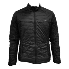 Wasserabweisende Thermolactyl Light-Daunenjacke mit langen Ärmeln für Herren schwarz - Damart Pro