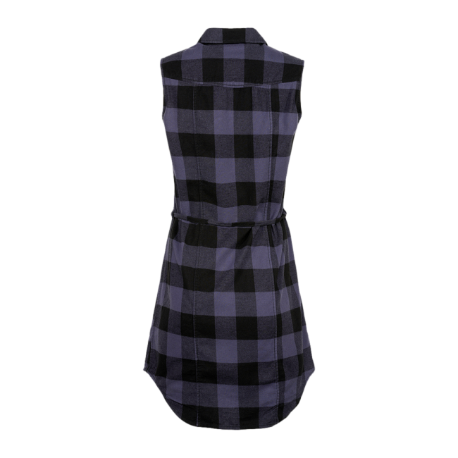 Chemise longue femme sans manches noir/gris - Brandit