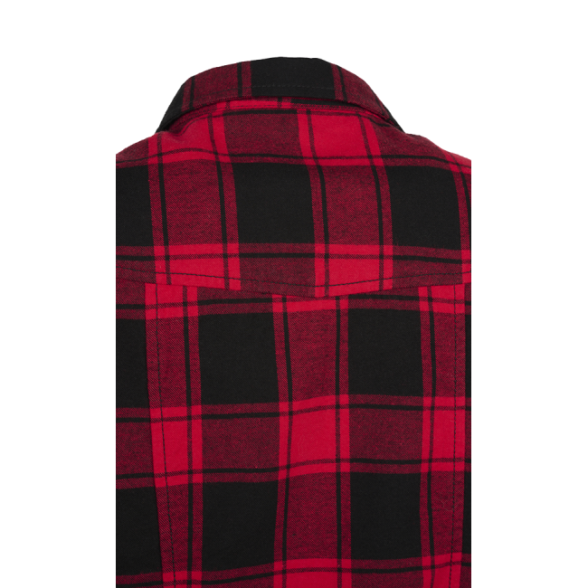 Chemise longue femme sans manches rouge/noir - Brandit