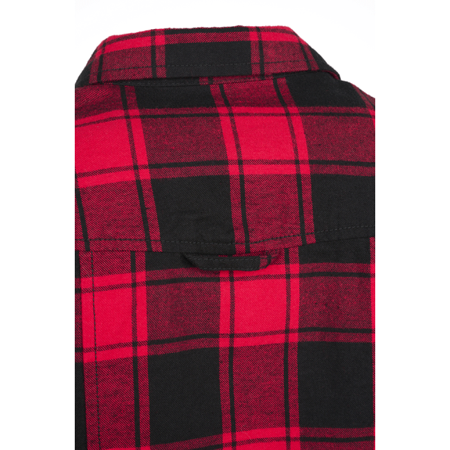 Chemise longue femme rouge/noir - Brandit