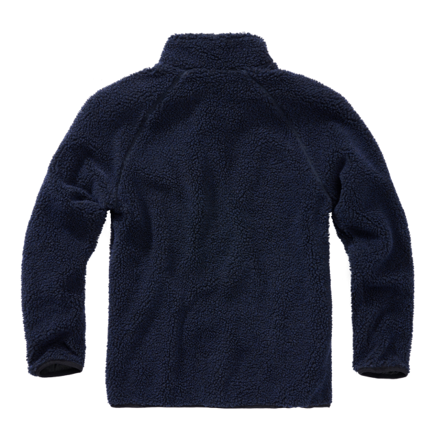 Fleece-Sweatshirt mit Reißverschluss marineblau - Brandit
