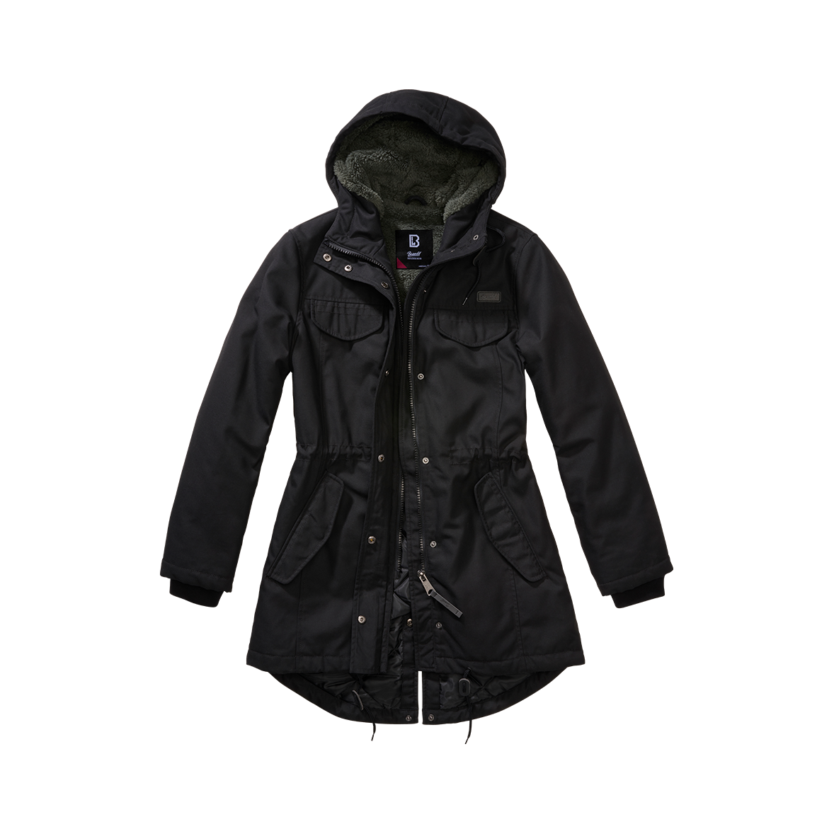 Pinewood Wilda 3181 Parka Donna Lungo Impermeabile – Nero (400) – Taglia XS – Con Tasca Porta Sacchetti Per Cani