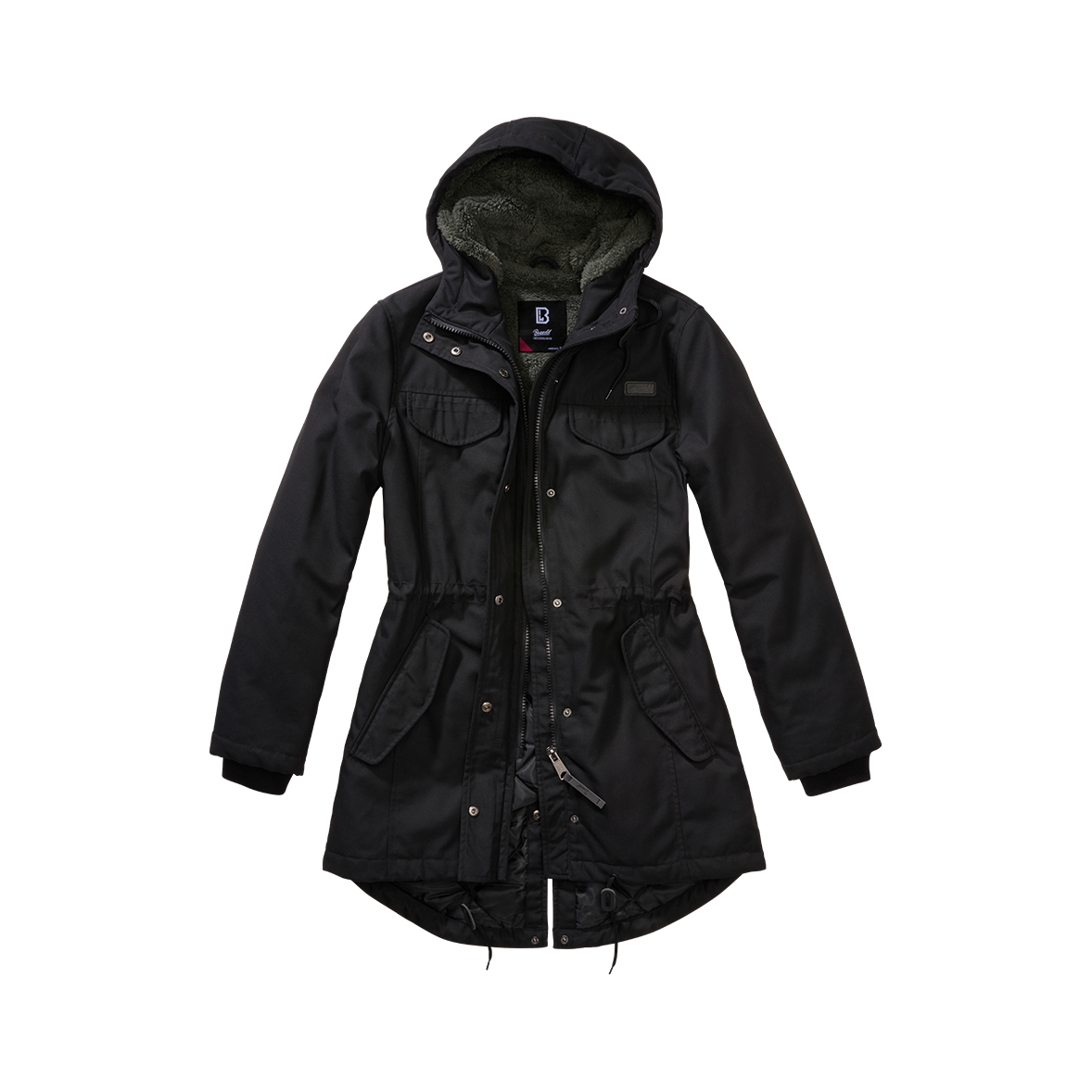 Pinewood Wilda 3181 Parka Donna Lungo Impermeabile – Nero (400) – Taglia XS – Con Tasca Porta Sacchetti Per Cani