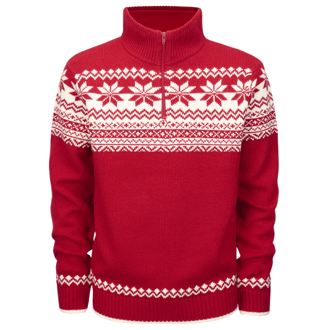 Pull zip norvégien rouge - Brandit