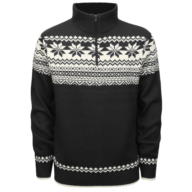 Pull zip norvégien noir - Brandit