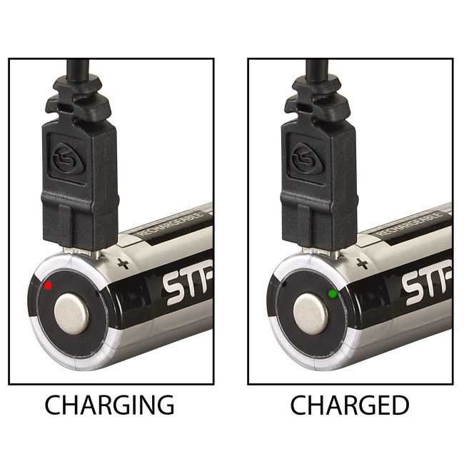 LITHIUM-ION BATTERIJ SL-B26 (TYPE 18650) - GEÏNTEGREERDE USB-POORT - PACK VAN 2