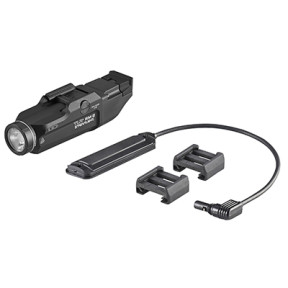 STREAM TLR-RM-2 LASER ROUGE-AVEC SWITCH DEPORTE-1000 LUMENS-2 X CR123A - NOIR